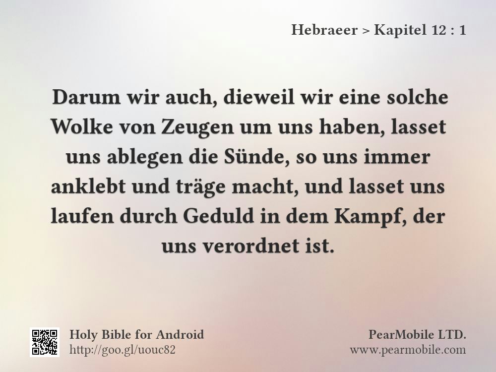 Hebraeer, Kapitel 12:1